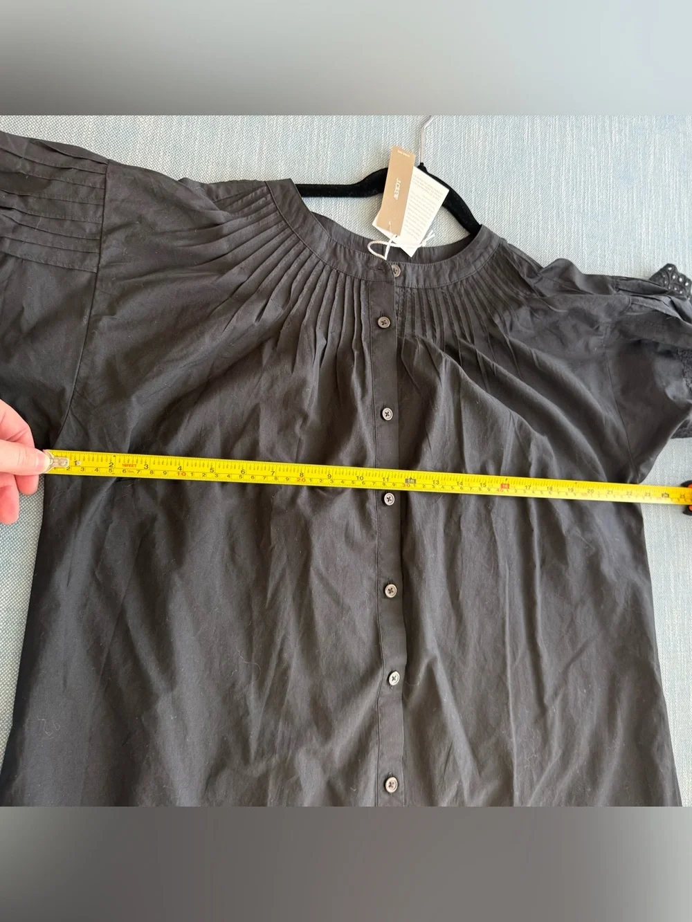 J. Crew NWT Jolie Dress in Eyelet Cotton Poplin in Black